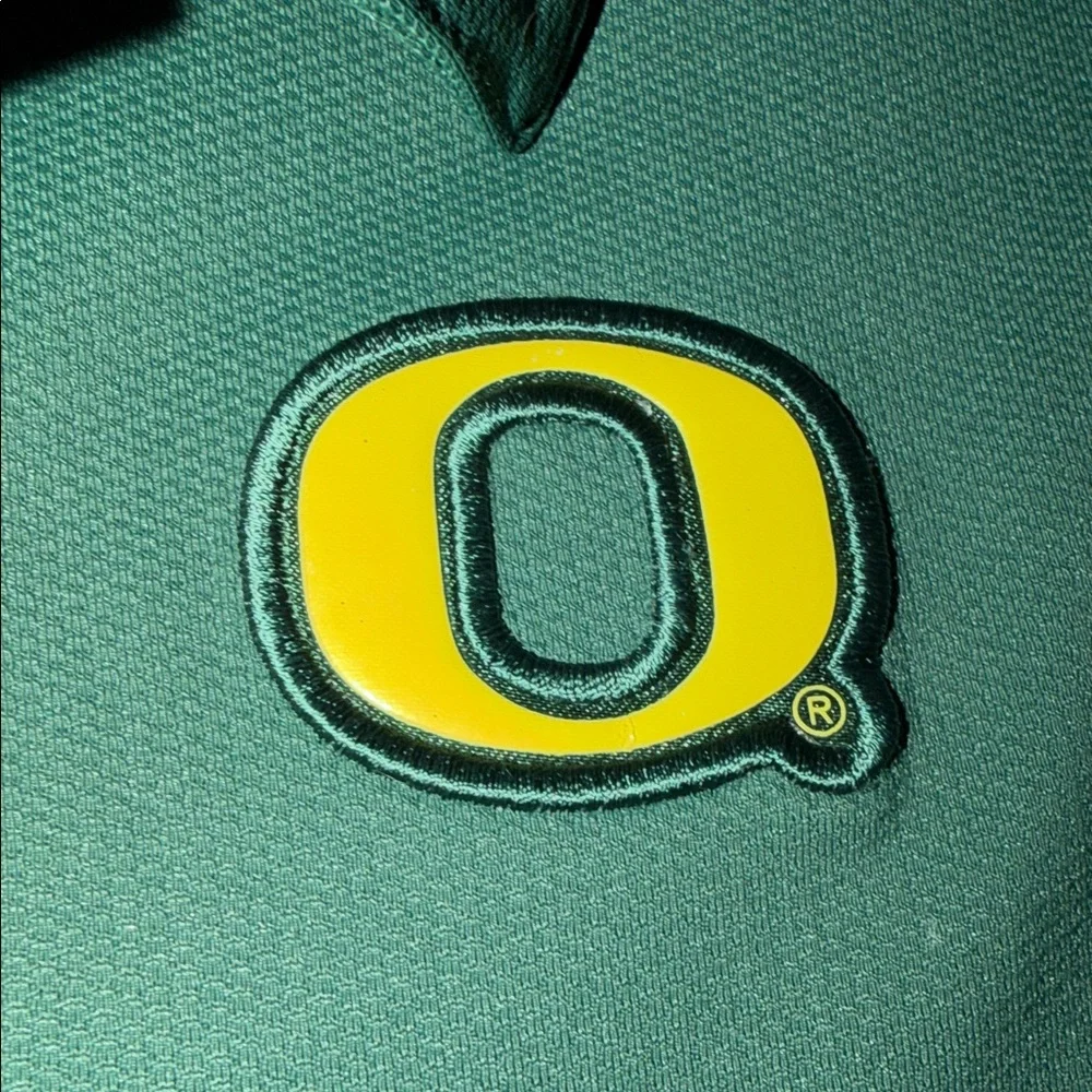 Nike Oregon Ducks Dri-FIT Polo Shirt Women’s Small Green Sideline Coach Golf EUC